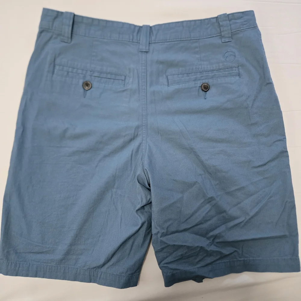 Magellan Outdoors Men's Slate Blue Flat Front Shorts